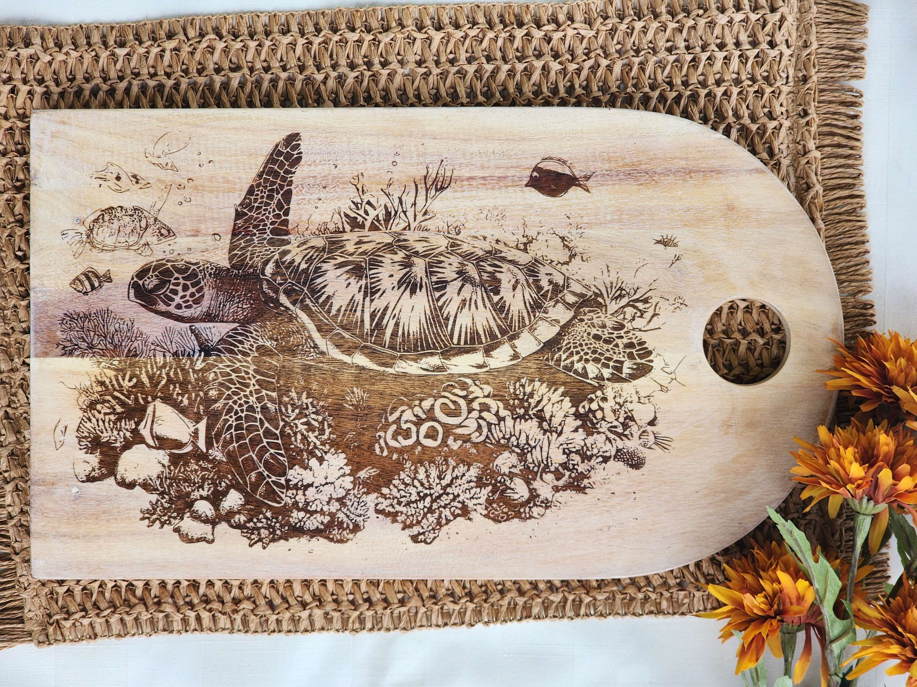Custom Engraved Acacia Serving Board - Arch