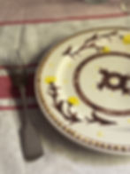 Thumbnail: Sybil yellow dinner plate 