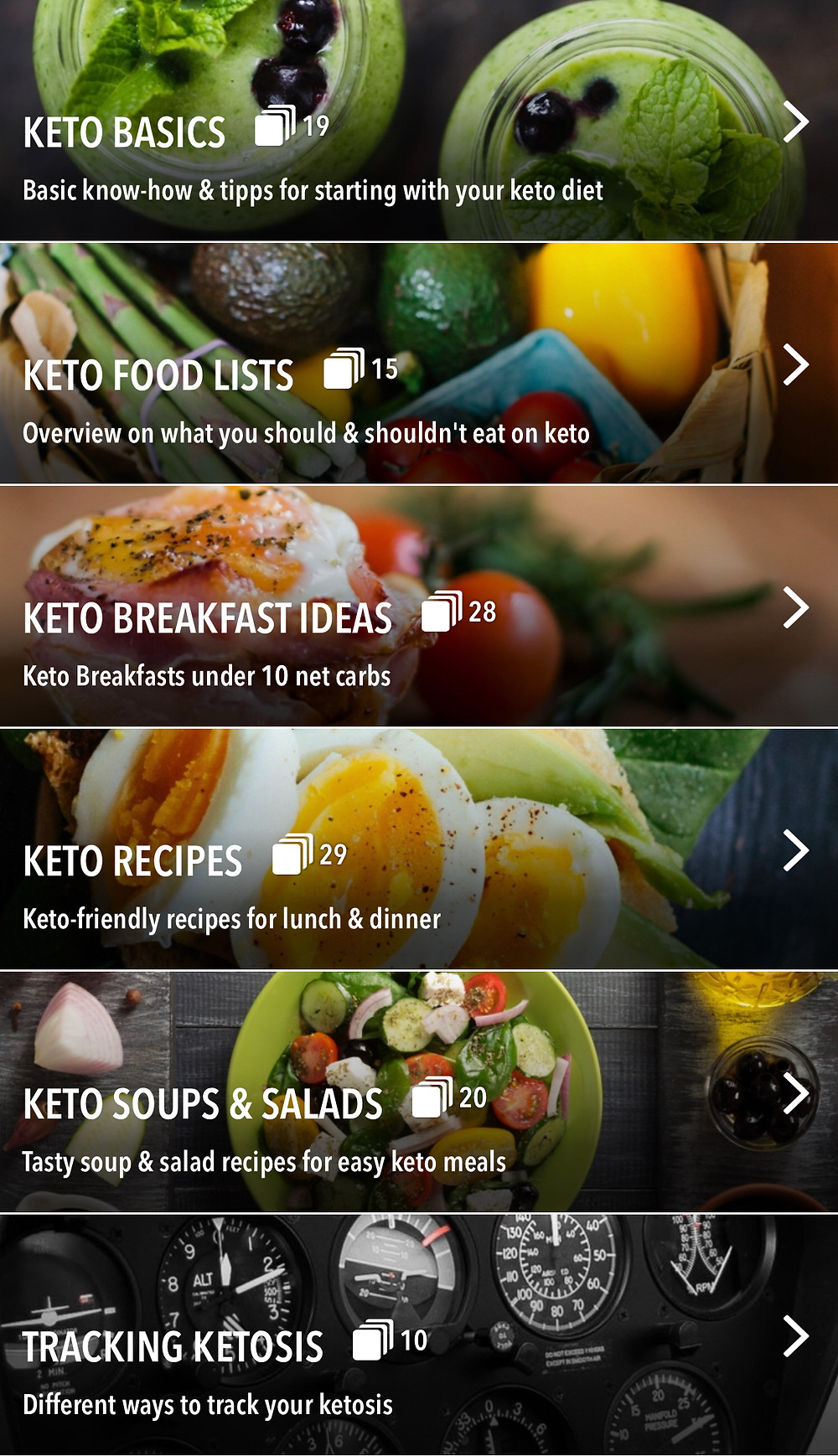 The App called Keto Diet Recipes