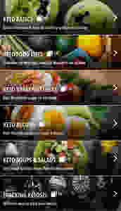 The App called Keto Diet Recipes