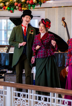 Caroling at the Disneyland Hotel