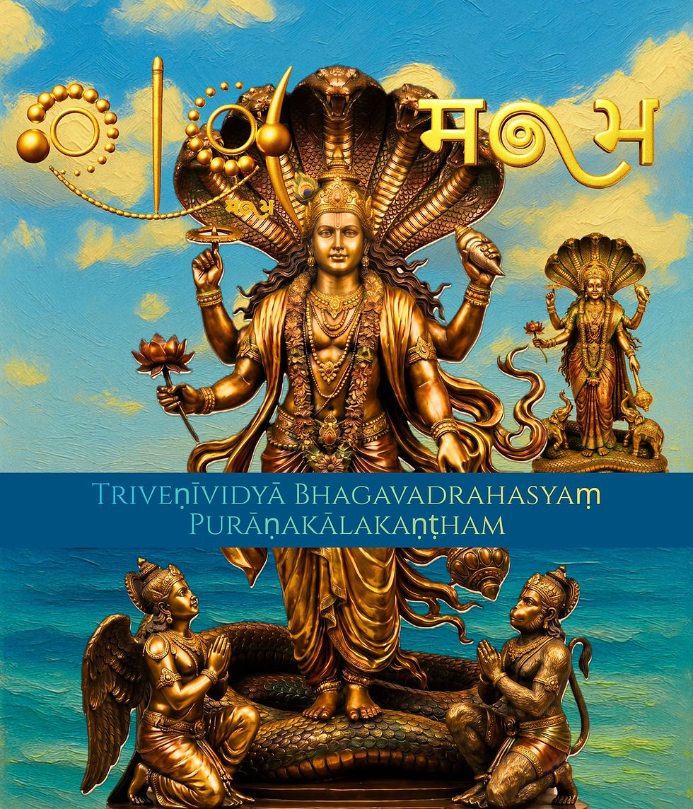 Triveṇīvidyā Bhagavadrahasyaṃ Purāṇakālakaṇṭham