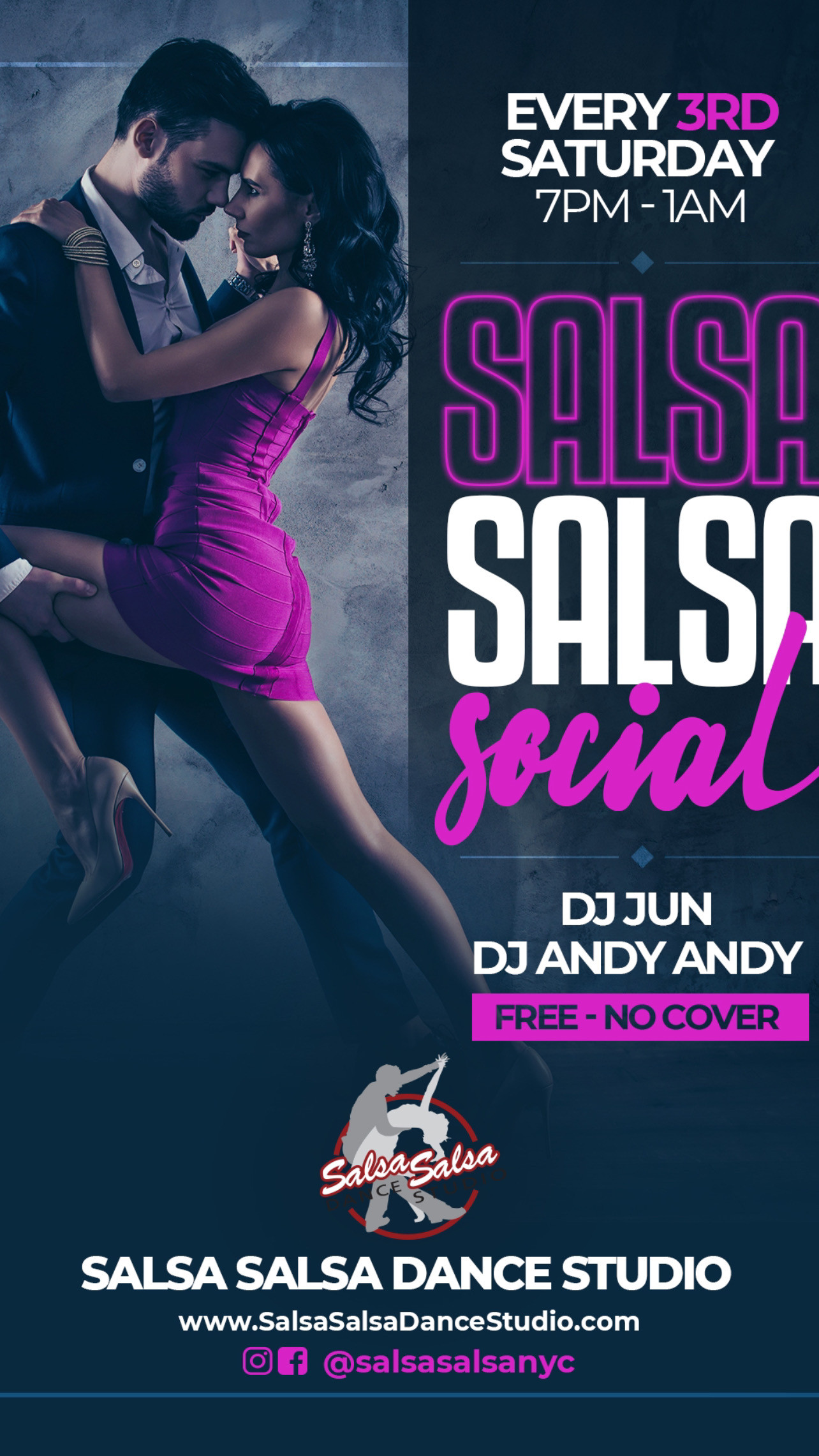 Free Monthly Social | Salsa Salsa Studio