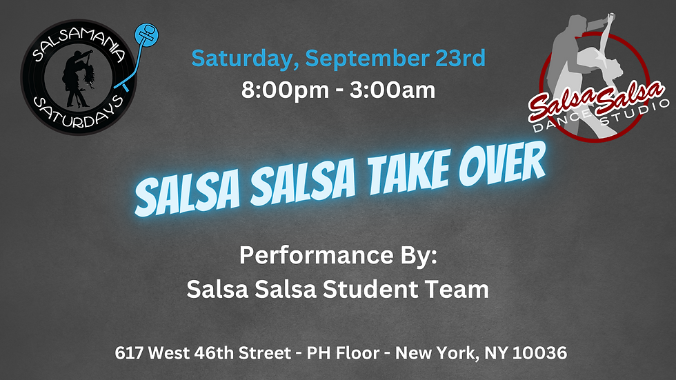 SalsaMania Social - Salsa Salsa Take Over