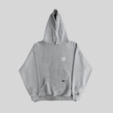 600 gsm hoodie, neutral gray
