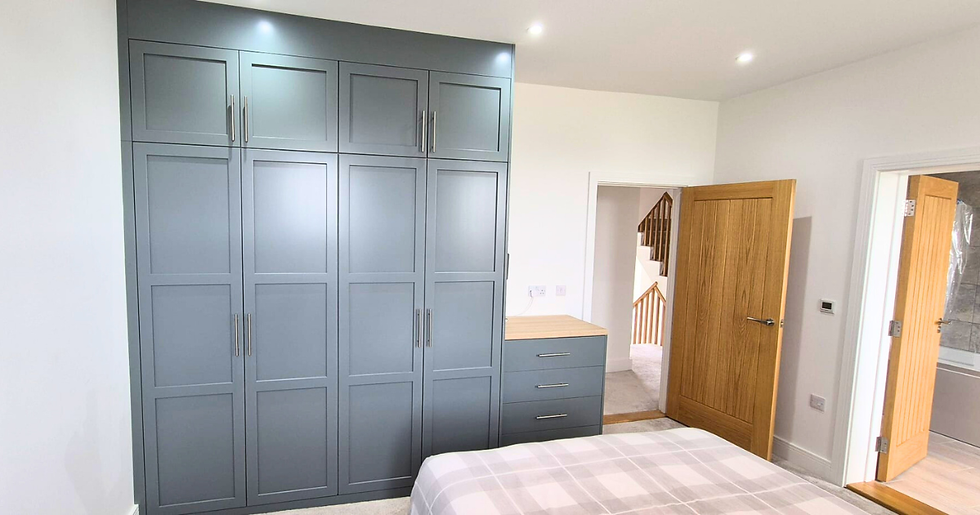 The bedroom that blends style and bespoke storage