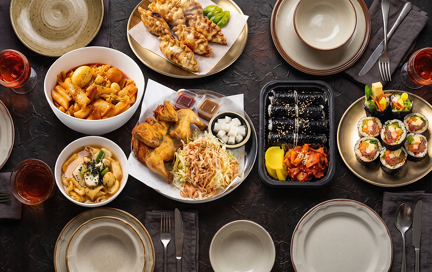 The corner korean street food menu