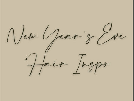 New Year’s Eve Hair Inspiration