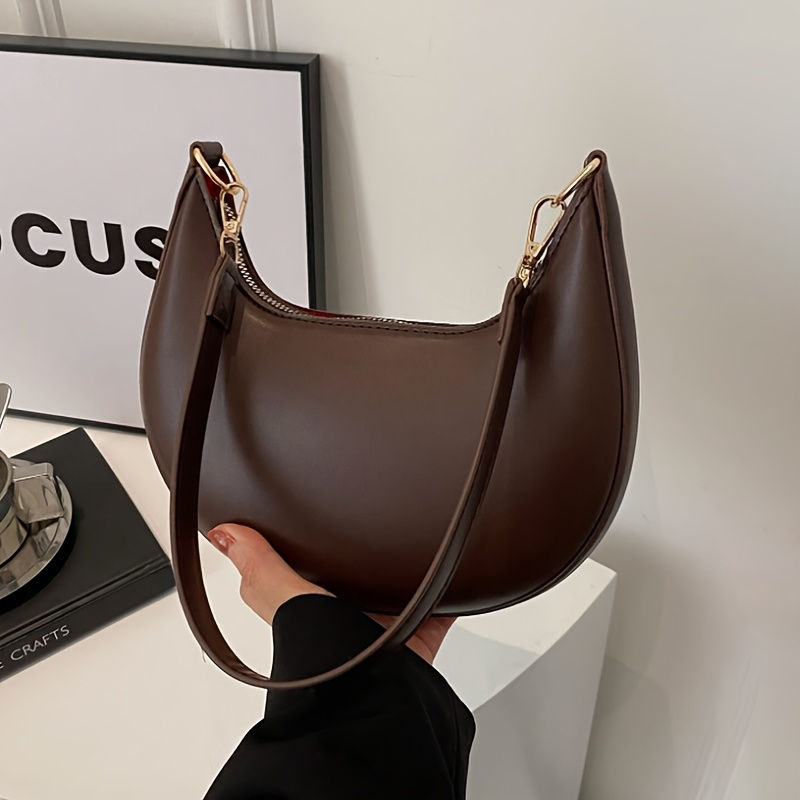Thumbnail: Women's Bag Shoulder Bags Women Moon-shaped Baseball NEW Fashion Luxury Women's 