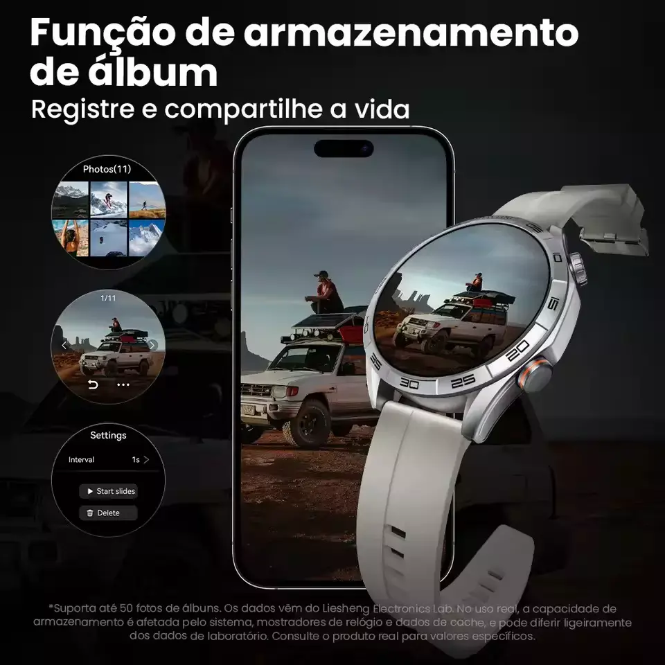 Miniatura: Smartwatch Haylou Solar 5 Amoled NFC A Prova Dagua