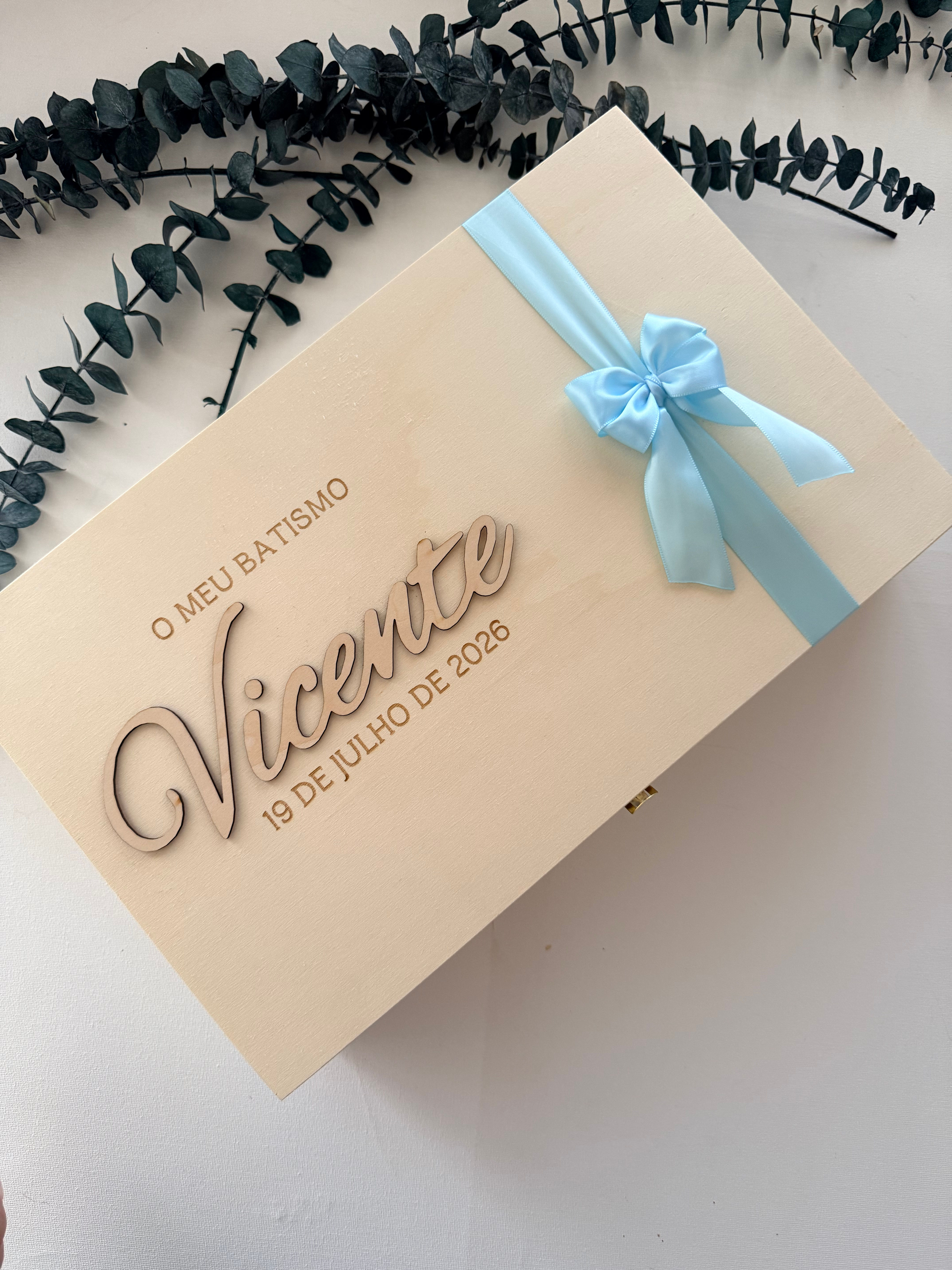 Caixa de Batismo - Modelo Benedita