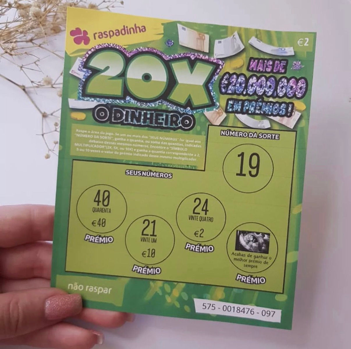 Raspadinhas 20x - Revelação 