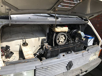 Renault Master engine bay