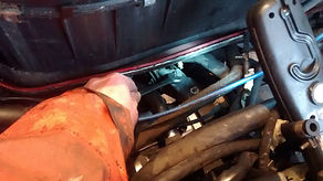 Lancia Delta gear linkage removal