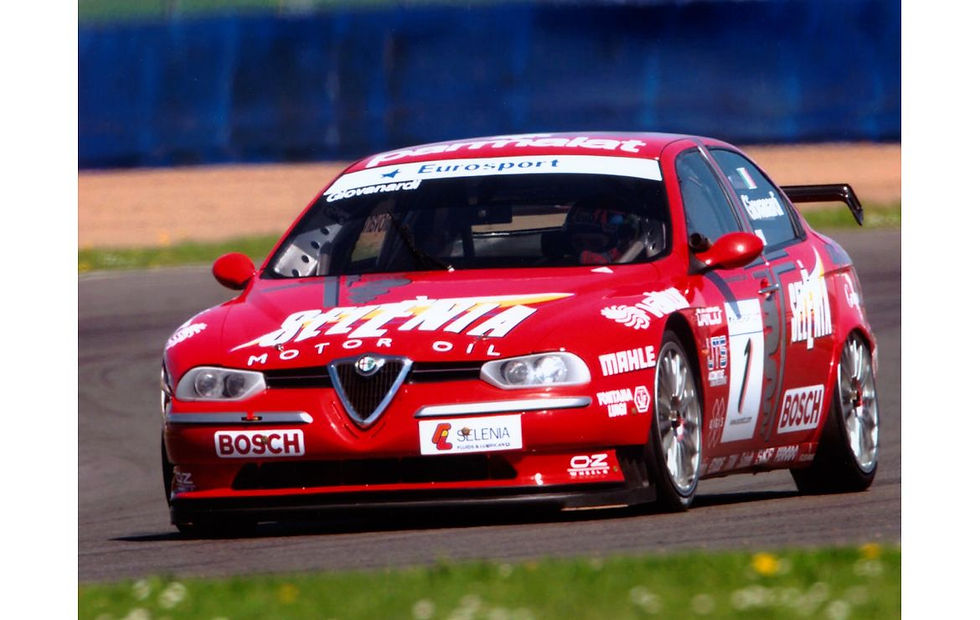 Thumbnail: Alfa Romeo Selenia T shirt. White T with classic Alfa logo