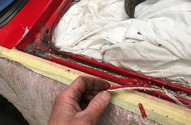 Lancia Delta rusty wing top