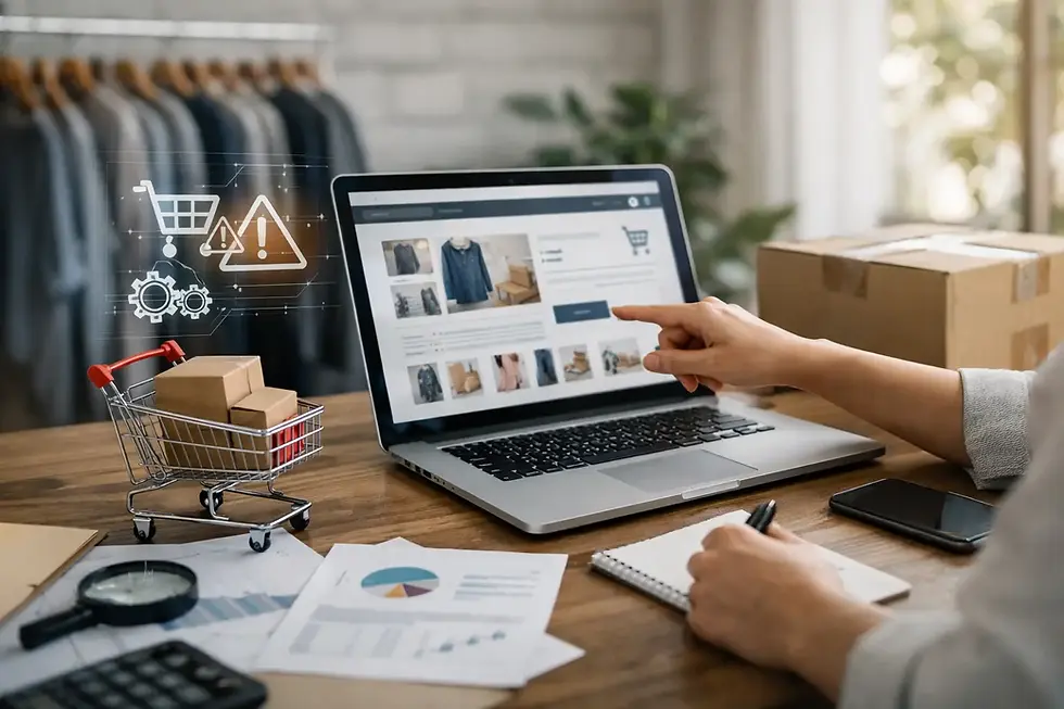 Desarrollo de tienda en línea sin errores caros
