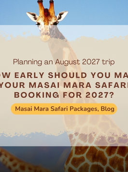 Can You Book a Last-Minute Masai Mara Safari?