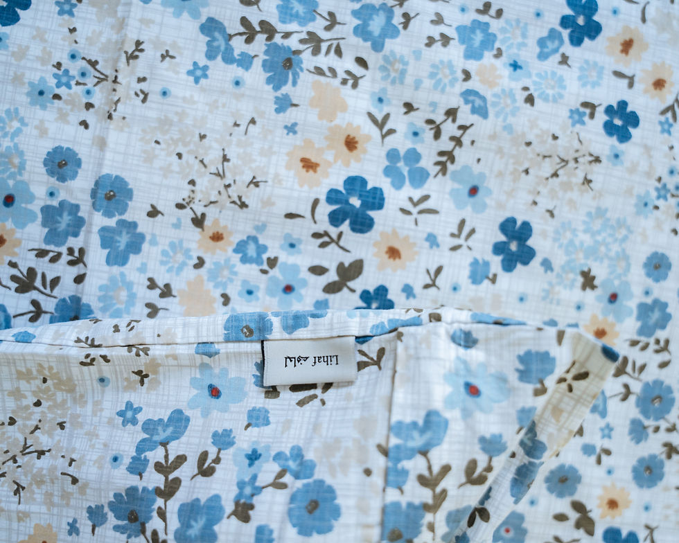 Miniature : Drap Plat – Fleur de Lin
