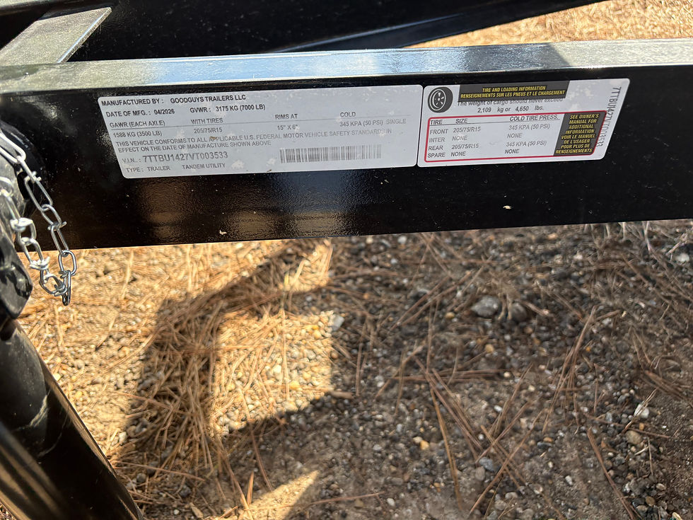 Thumbnail: 14FT X 77" UTILITY TRAILER