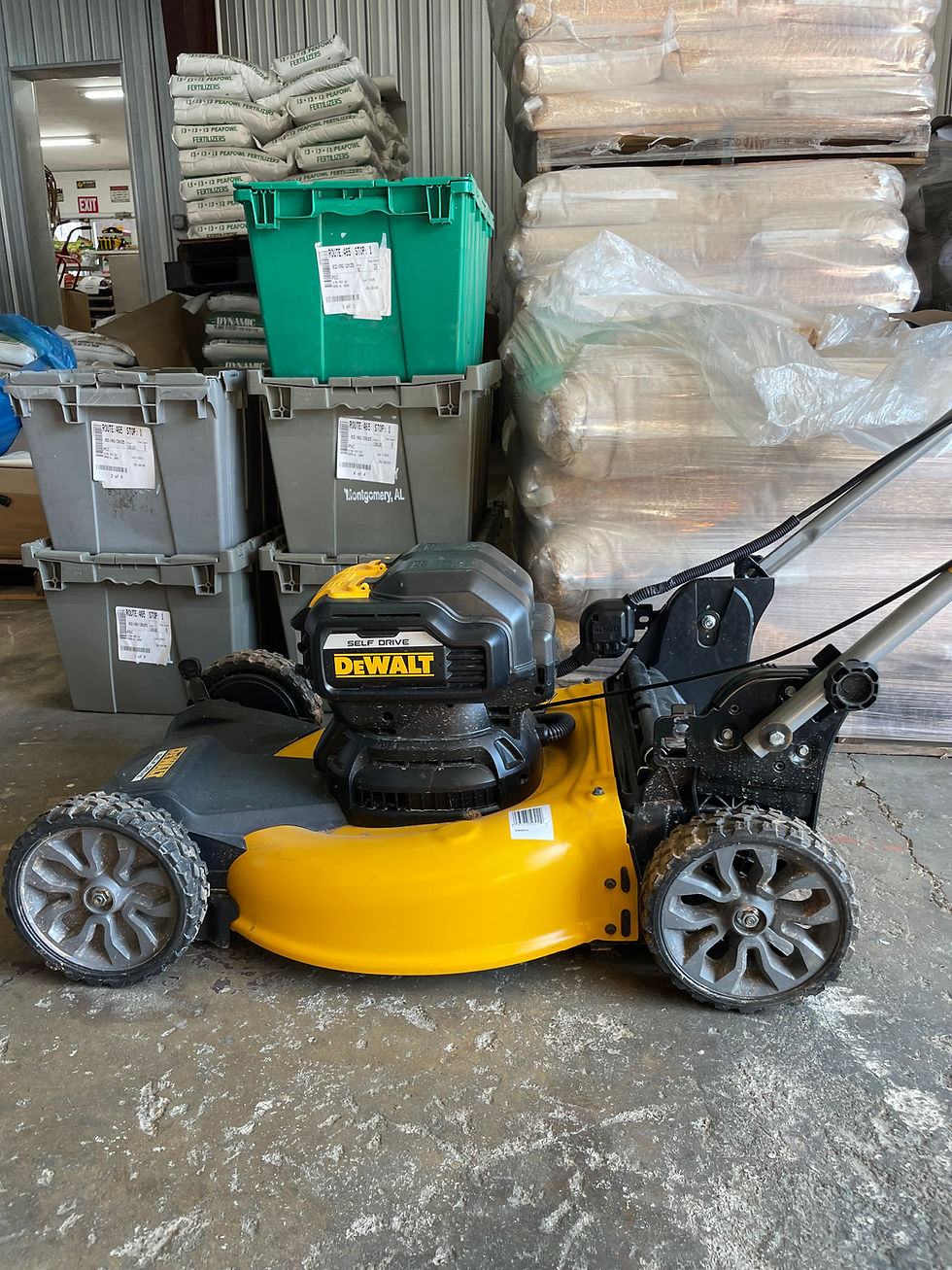 Thumbnail: Dewalt Lawnmower