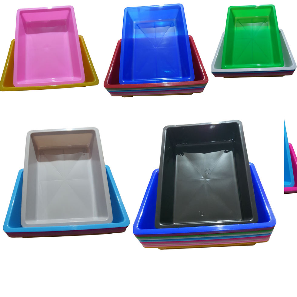 Arenero plástico reforzado. 