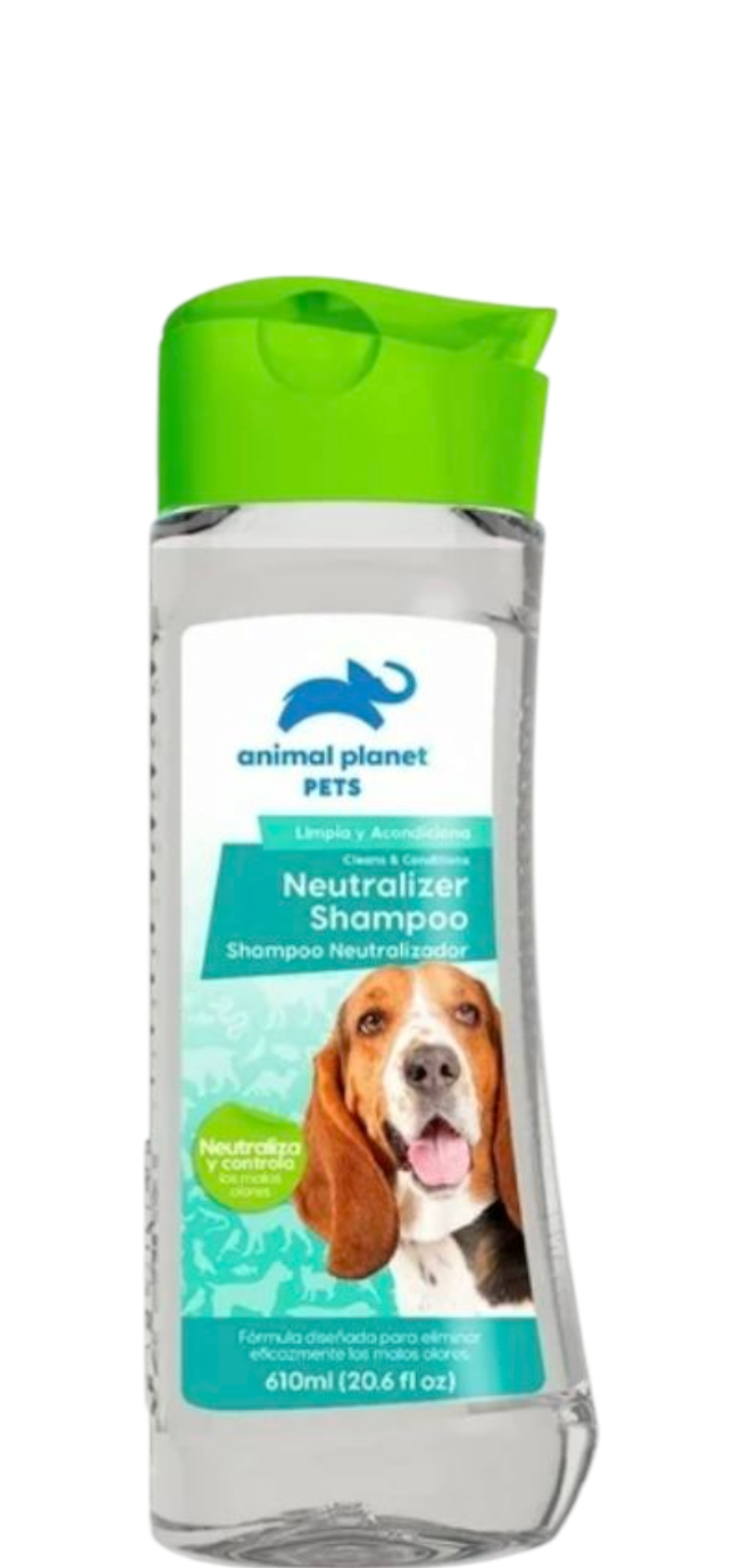 Shampoo neutralizador de olores aroma fresco. 