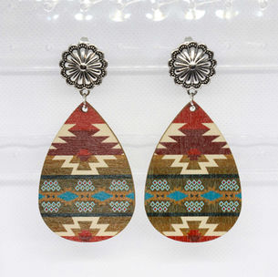 Boucles d'oreilles western country
