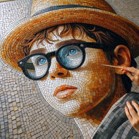Retrato de mosaico por encomenda / Mosaic Portrait On Demand