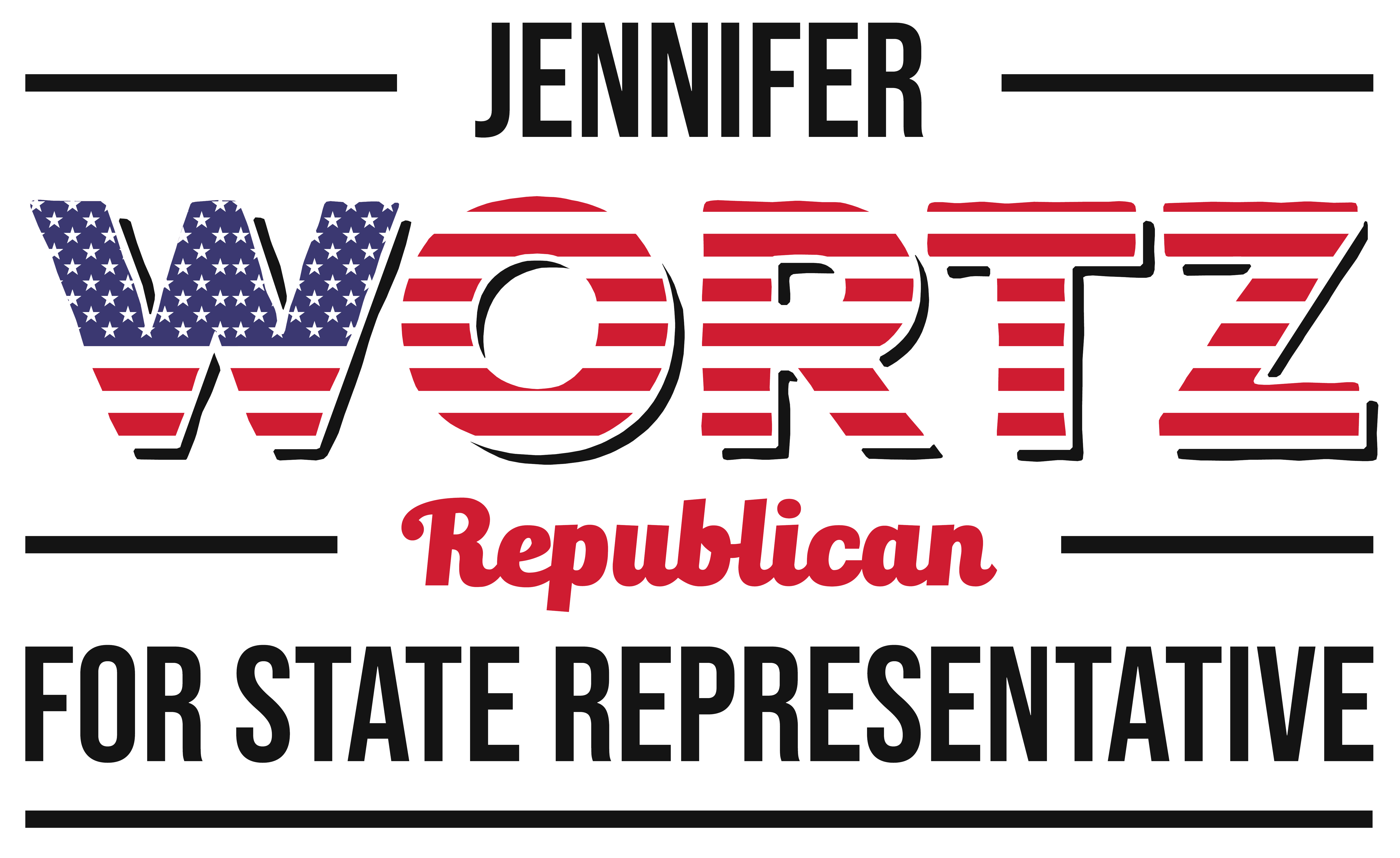jennifer wortz for republican state rep logo