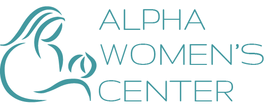 Alpha women's center logo