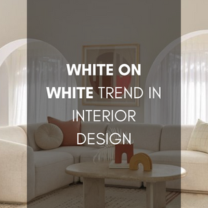 White on White trend in interior design