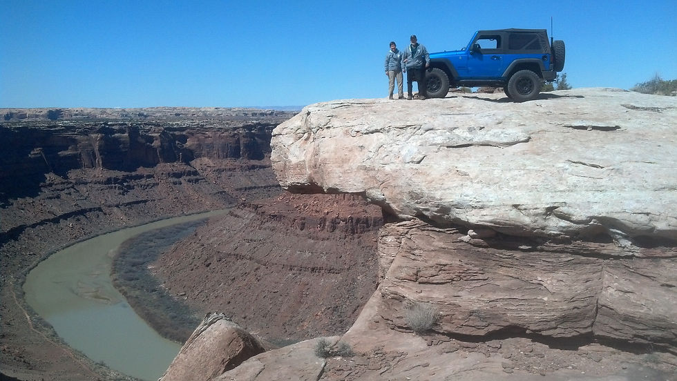 Moab by Deadman Point - Green River below
