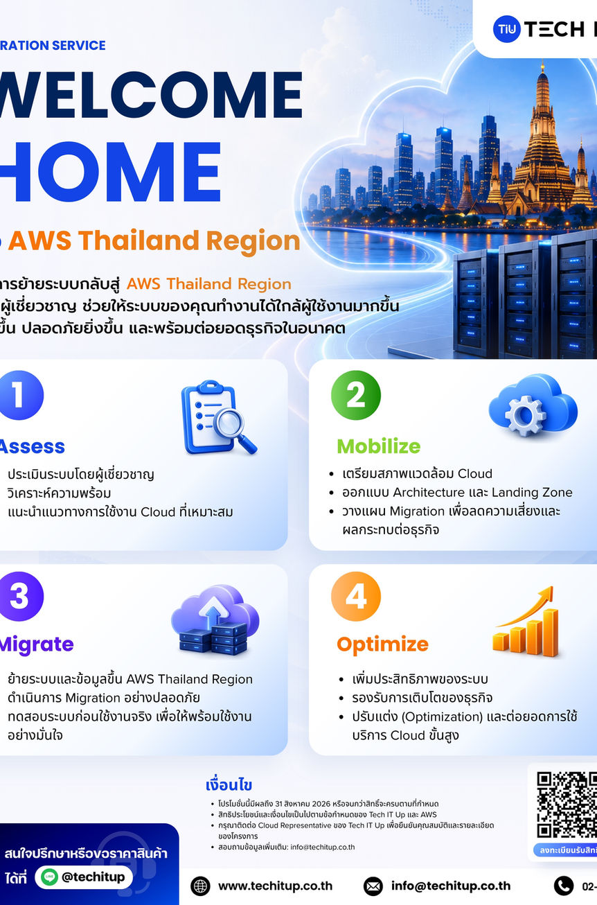 🏠 WELCOME HOME to AWS Thailand Region