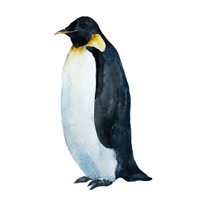 Watercolor Penguin 1