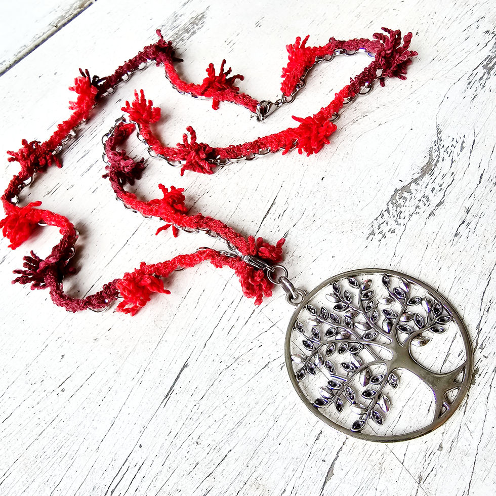 Miniatura: COLAR INCA con pingente gigante árvore da vida