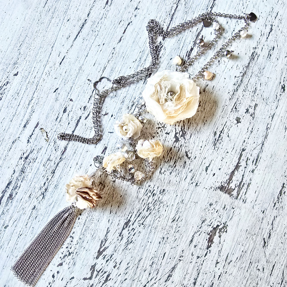 Miniatura: Colar Loreak Off White