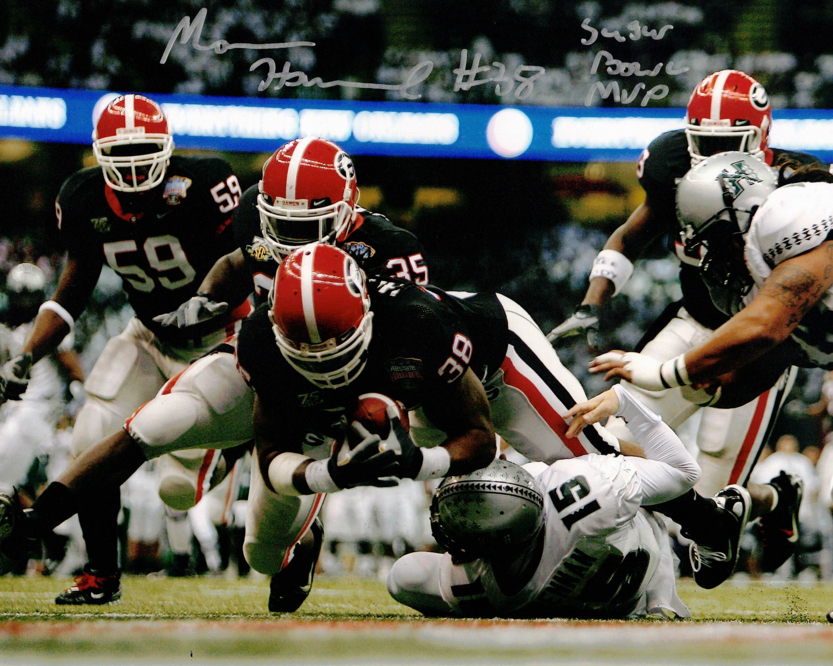Marcus Howard Georgia Bulldogs Autographed 8x10 Photo w COA