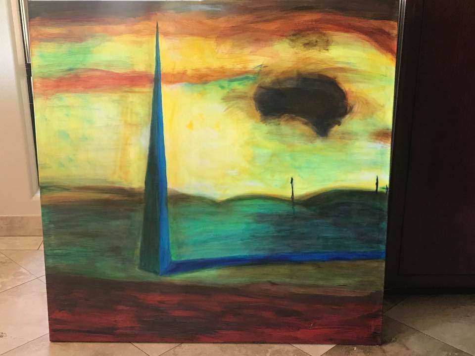 "The Point" 2017 48x48