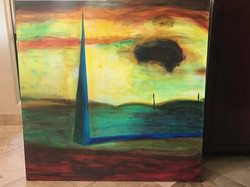 "The Point" 2017 48x48