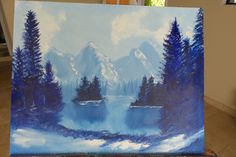 Blue Trees 2000 20x16