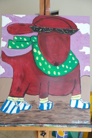 Bad Dog 2003 20x24