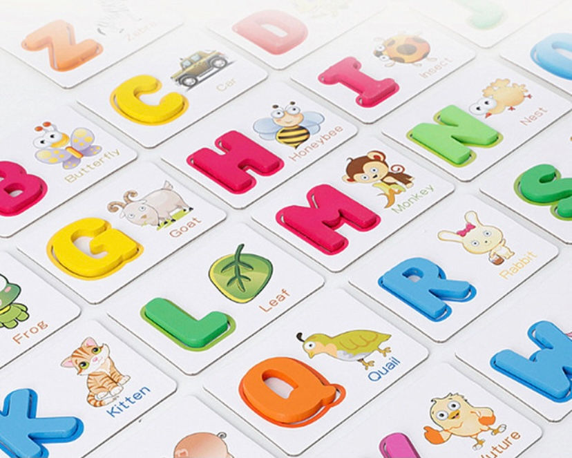 Miniatura: Tarjetas ABC encajables