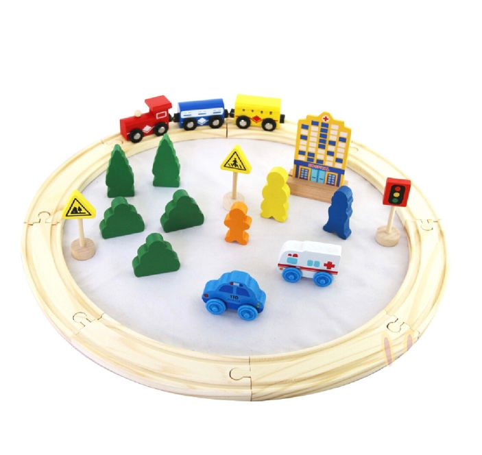 Miniatura: Pista tren de madera