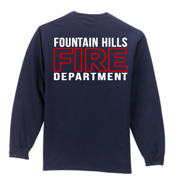Thumbnail: Port & Co 100% Cotton L/S Tee- Tall- FH