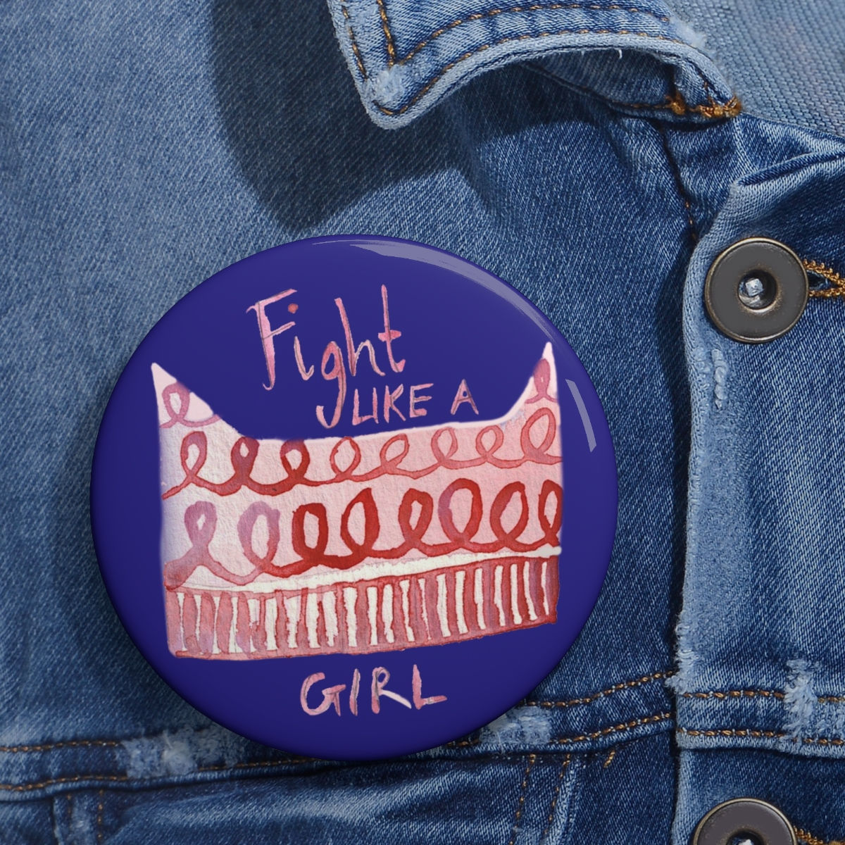 'Fight like a girl' for Kamala Harris' Presidential Campaign Do Something Pin