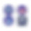 Thumbnail: Sticker Sheets - 2024 Election Pussy Hat Designs - Set of 4