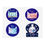 Thumbnail: Sticker Sheets - 2024 Election Pussy Hat Designs - Set of 4