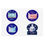Thumbnail: Sticker Sheets - 2024 Election Pussy Hat Designs - Set of 4