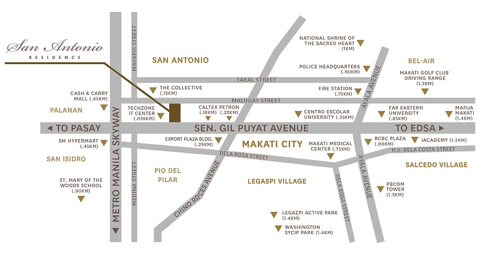 San Antonio Residence Map